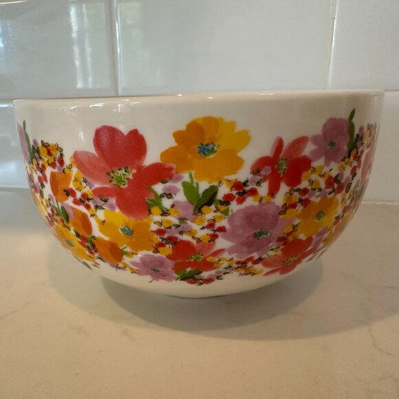 Springtime Floral (Red, Yellow, Pink) Cereal Bowl 5.3" by Tag Retired Design - Picture 1 of 4